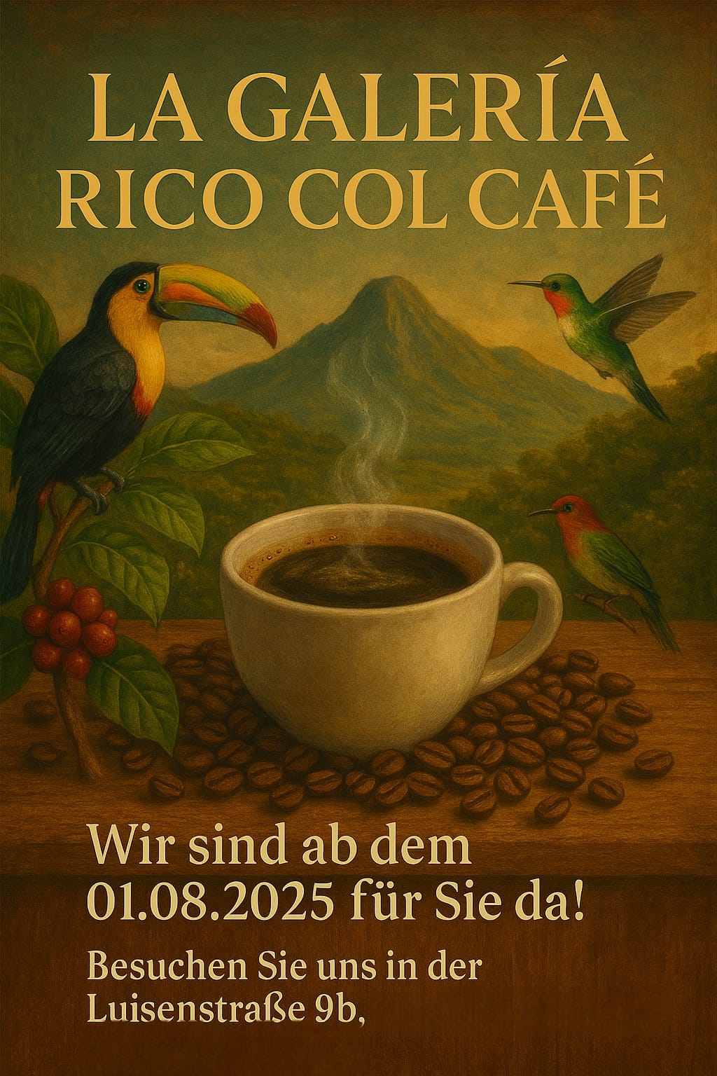 Neueröffnung "La Galeria" Rico Col Cafe in Badenweiler