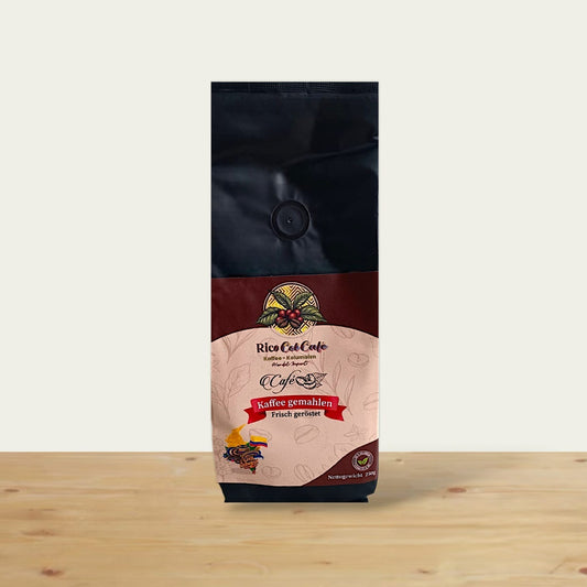 Kaffee gemahlen "Rico Col Cafe" 250 g Packung