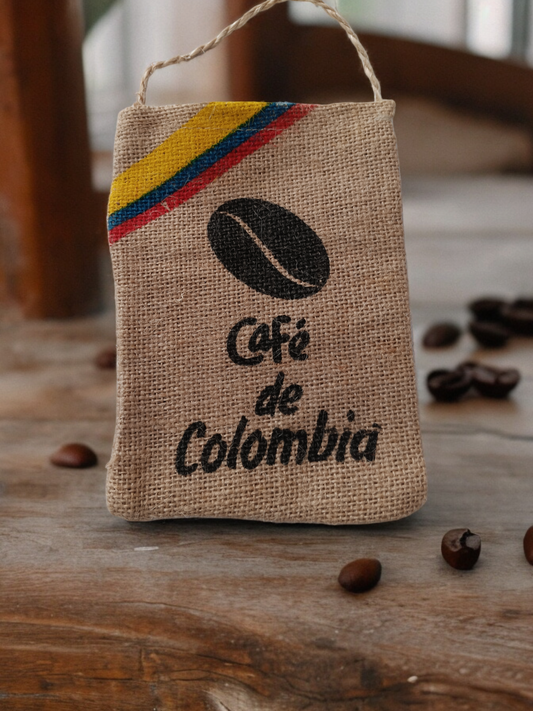 Minikaffeesack 17x12" Cafe de Colombia "