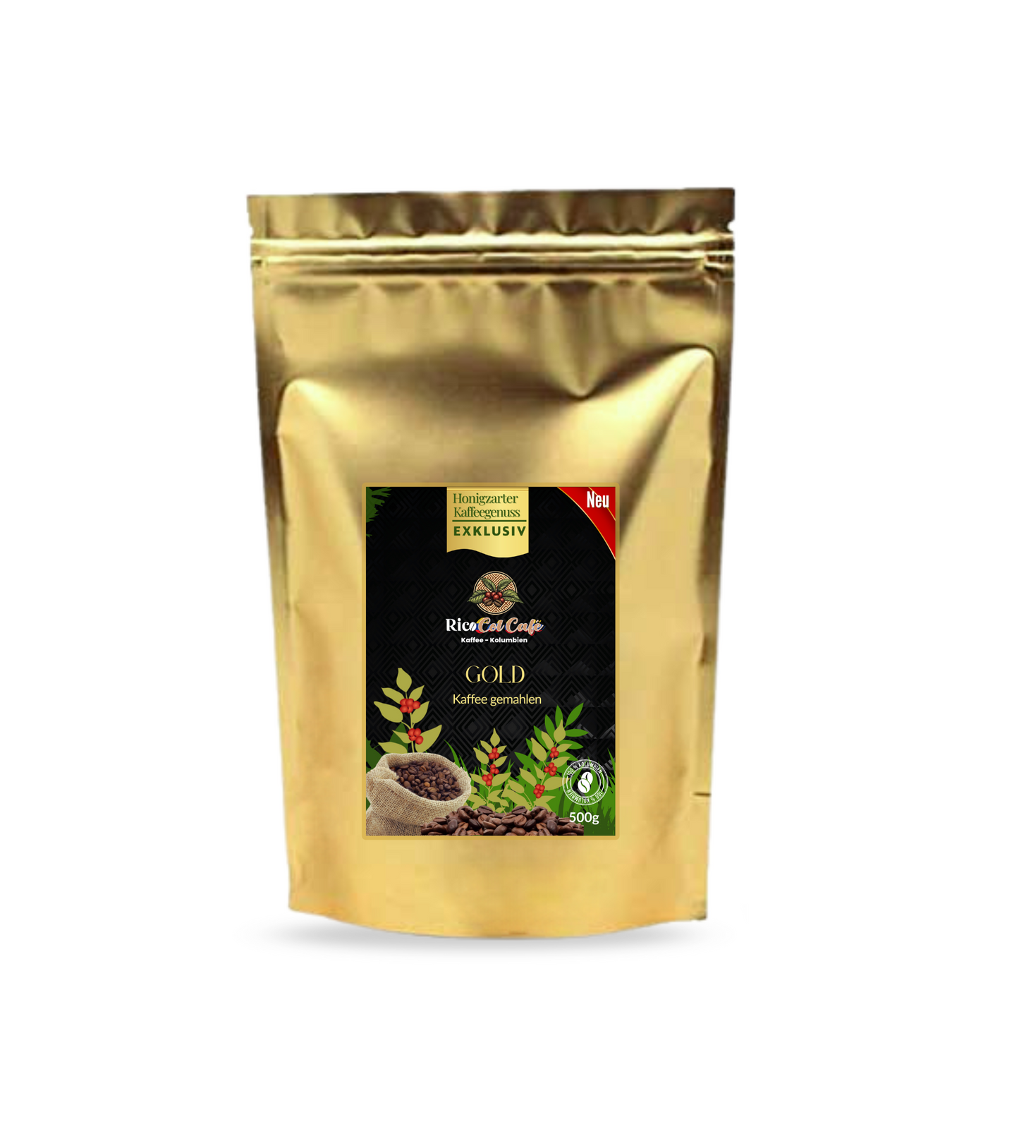 Kaffee gemahlen 500g  Gold