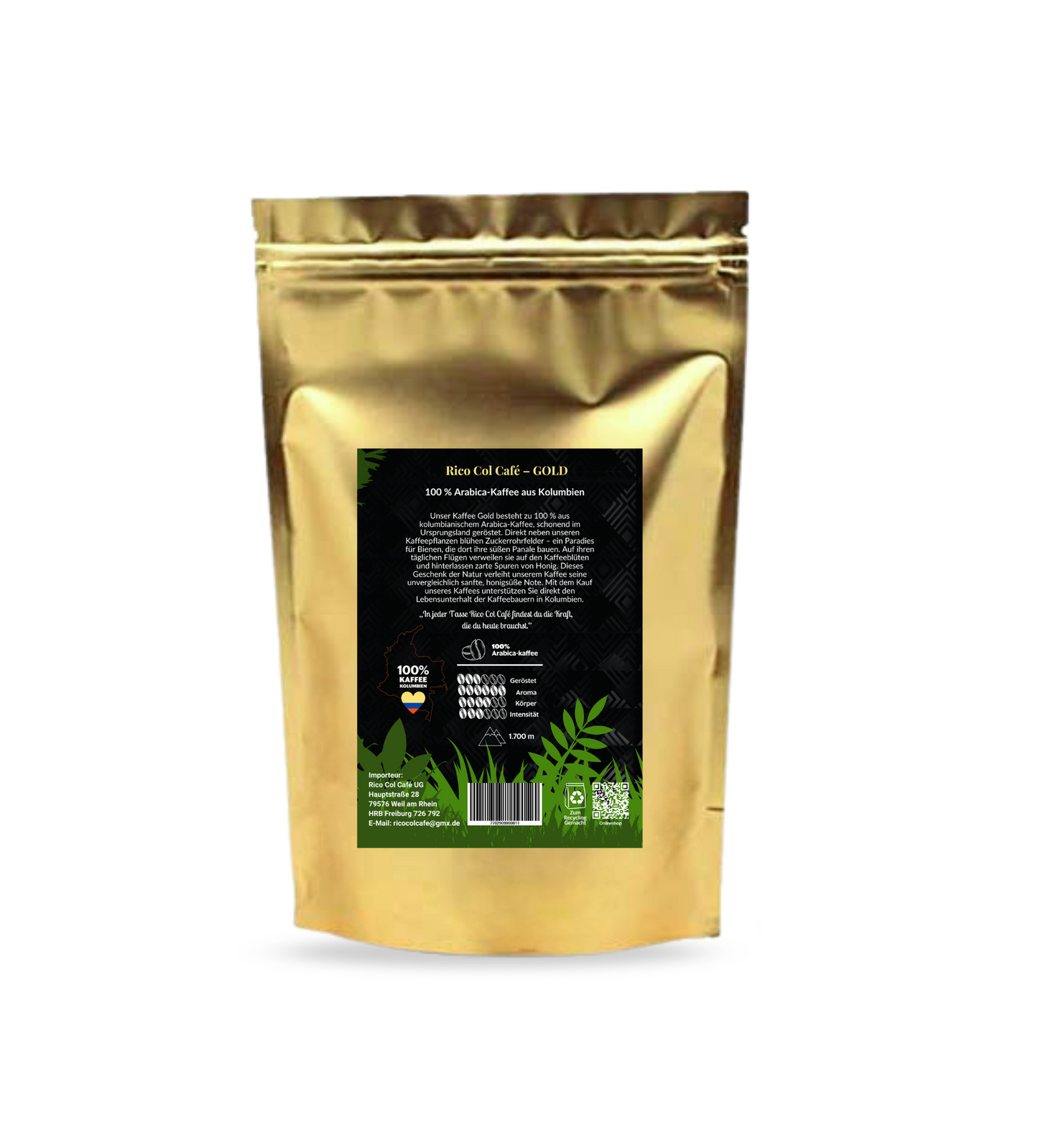 Kaffee gemahlen 500g  Gold