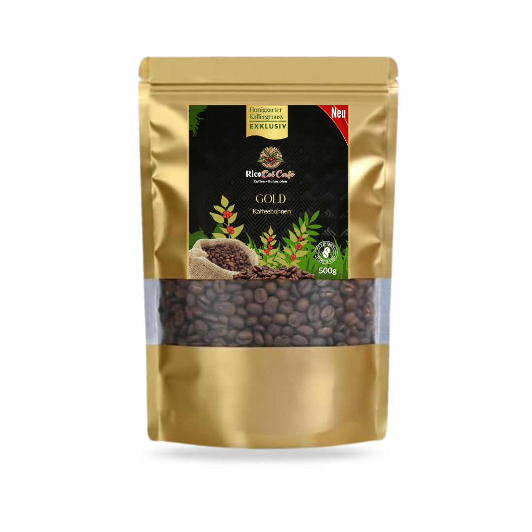 Kaffeebohnen  Gold