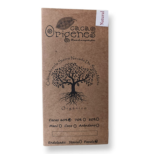 Schokoladentafel 60% 80 g Erdnuss Kokos