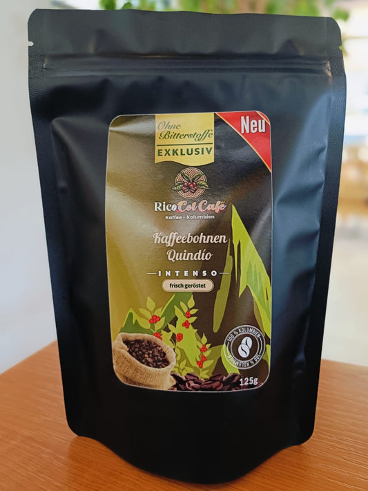 Kaffeebohnen Intenso Espresso "Quindio" 125 g